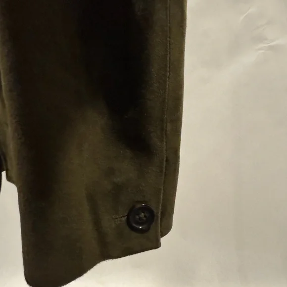 Banana Republic Men's Olive Suede Field Jacket - Picture 3 of 7